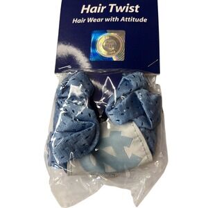 NCAA UNC Hair Twist North Carolina University Hairwear with Attitude
